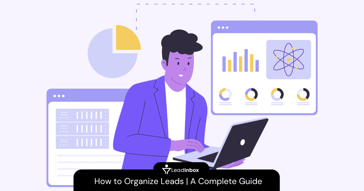 Dashboard showing organized lead pipeline