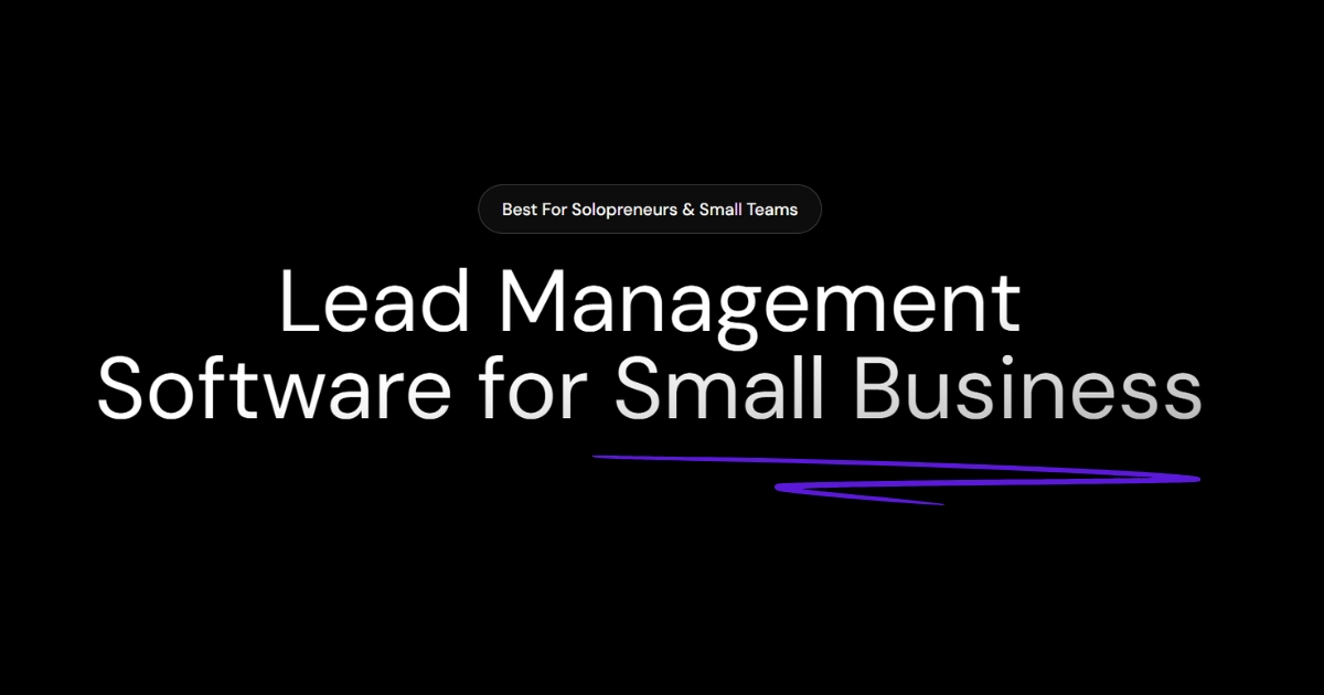 LeadInbox - Lead Management Software for Small Business